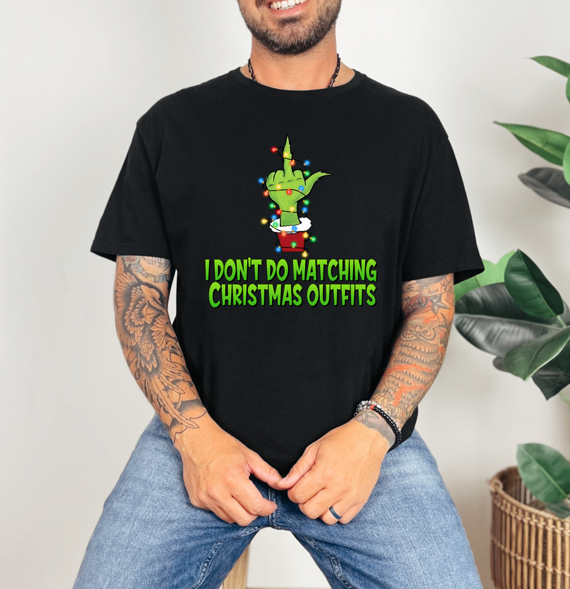 Grinch Matching Christmas Shirts - Choose your design!   Vinyl Graphic on Soft Style Tee