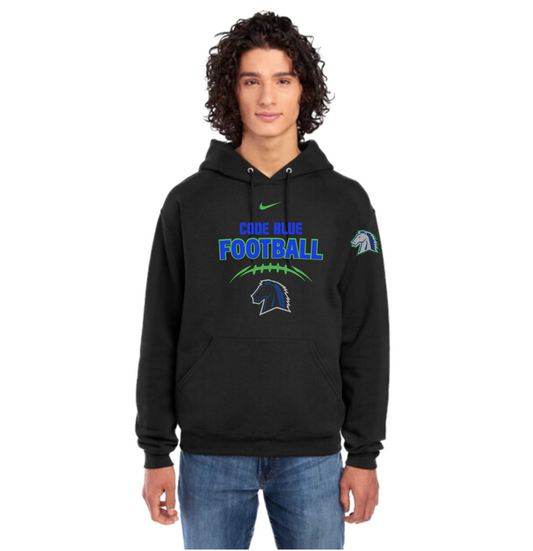 Mustang Football Design 1 - Unisex Fleece Hoodie